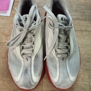 RAD ONE Women's White and orange Athletic Shoes